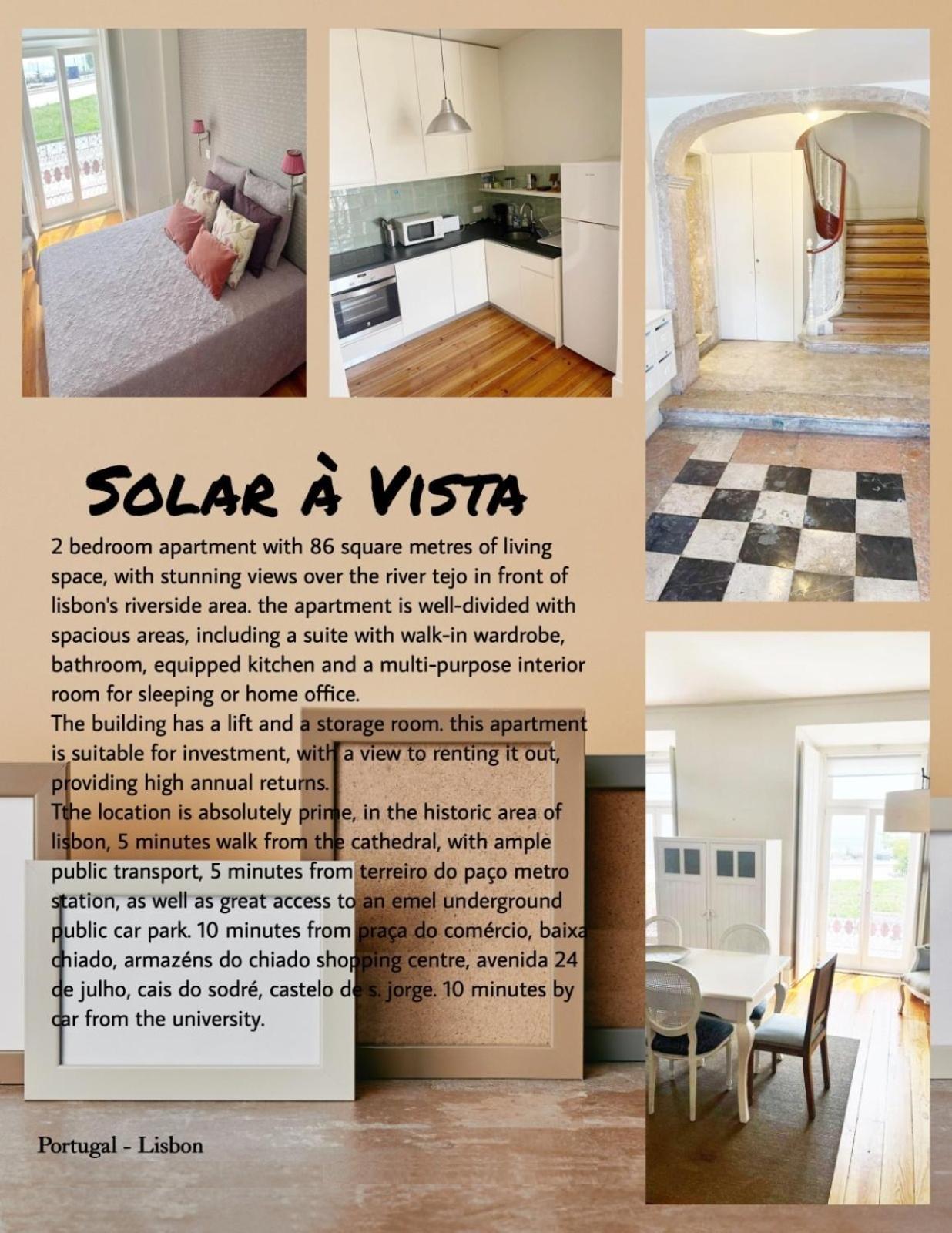 Solar A Vista Lejlighed Lisboa Eksteriør billede